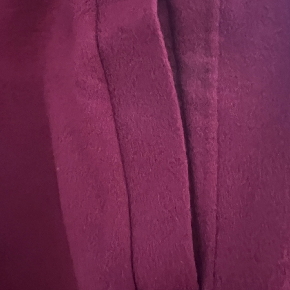Talbots Wine Red Single-Button Wool Blazer - Picture 6 of 6